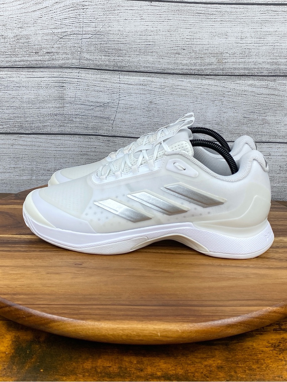 adidas Avacourt 3 White Silver Tennis Court Pickleball Shoe IG3030 Women Size 10